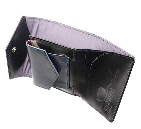EVANGELION×NADAYA Quatre Mains Leather Trifold Wallet – Shinji & Kaworu Model 13 [Pre-order]