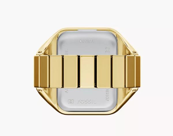 Raquel Gold Tone Stainless Steel Watch Ring