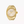 Load image into Gallery viewer, Gold Tone Stainless Steel Watch Ring Quartz Two Hand Ring Watch
