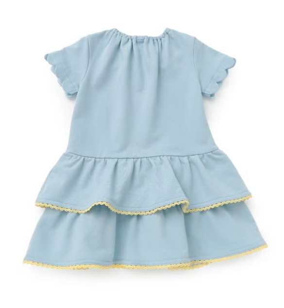 Lil ala mode x coeur a coeur Tiered Frill Pochette Dress for Kids