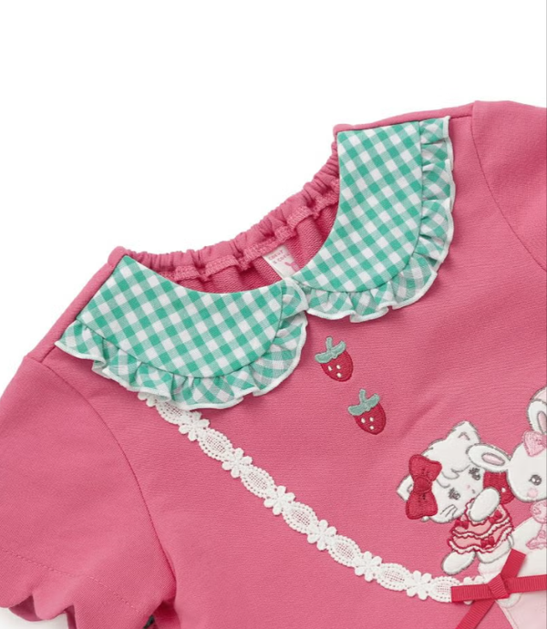 Lil ala mode x coeur a coeur Tiered Frill Pochette Dress for Kids