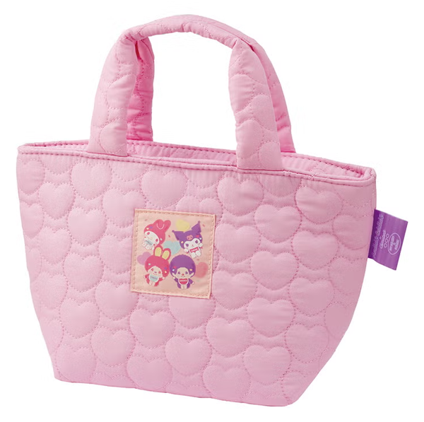Monchhichi x Sanrio Characters Quilted Insulated Lunch Bag