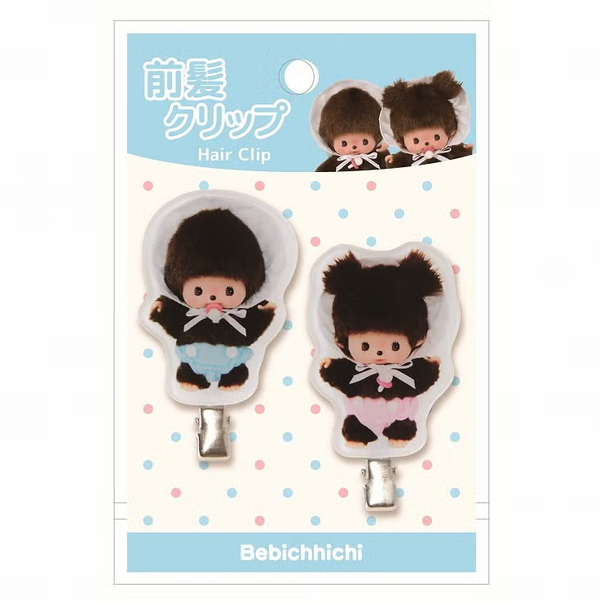 Monchhichi Bebichhichi Acrylic Hair Clip Set of 2