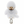 Load image into Gallery viewer, Monchhichi Black &amp; White Acrylic Hair Clip Set of 2
