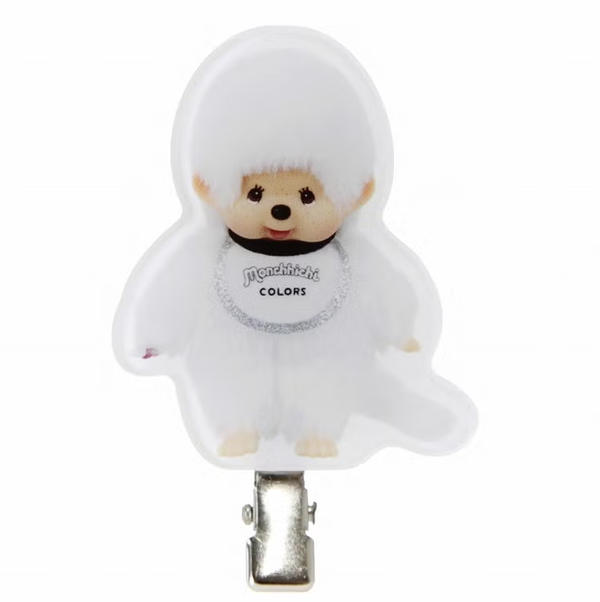 Monchhichi Black & White Acrylic Hair Clip Set of 2