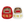 Load image into Gallery viewer, Domo-kun Red &amp; White Daruma Plush Set
