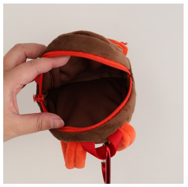 Monchhichi Mini Backpack Pouch with Carabiner