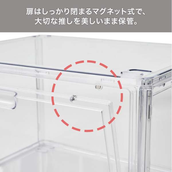 TENMA Clear Display Case Set (3 / 4 Tier Stackable)