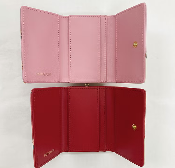 Monchhichi Clasp Wallet MO2-2 Tri-Fold Kiss Lock Wallet