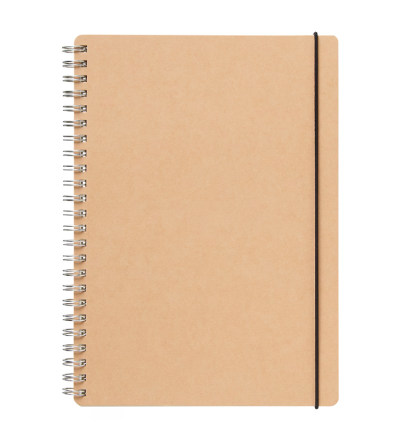 MUJI Double Ring Notebook A5 Dot Grid 70 Sheets with Elastic Band