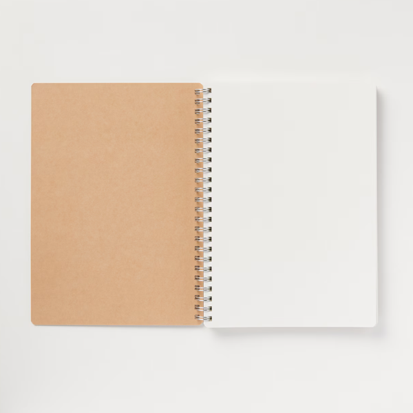 MUJI Double Ring Notebook A5 Dot Grid 70 Sheets with Elastic Band