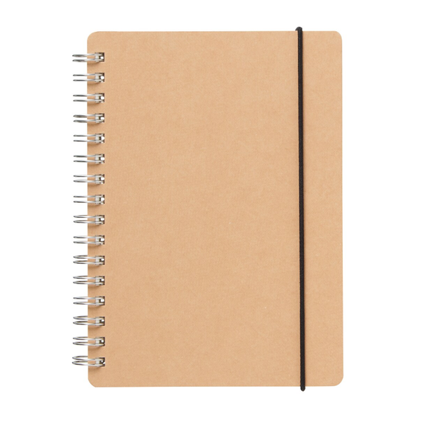 MUJI Double Ring Notebook A6 Dot Grid 70 Sheets with Elastic Band