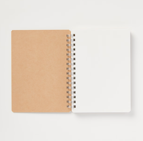 MUJI Double Ring Notebook A6 Dot Grid 70 Sheets with Elastic Band