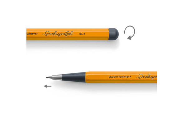 LEUCHTTURM1917 Drehgriffel Nr.2 Mechanical Pencil Rising Sun 0.7mm Twist Action