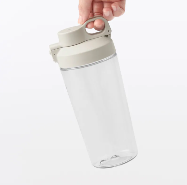 MUJI Wide Mouth Easy-Clean One-Touch Water Bottle with Measurement Scale 700ml