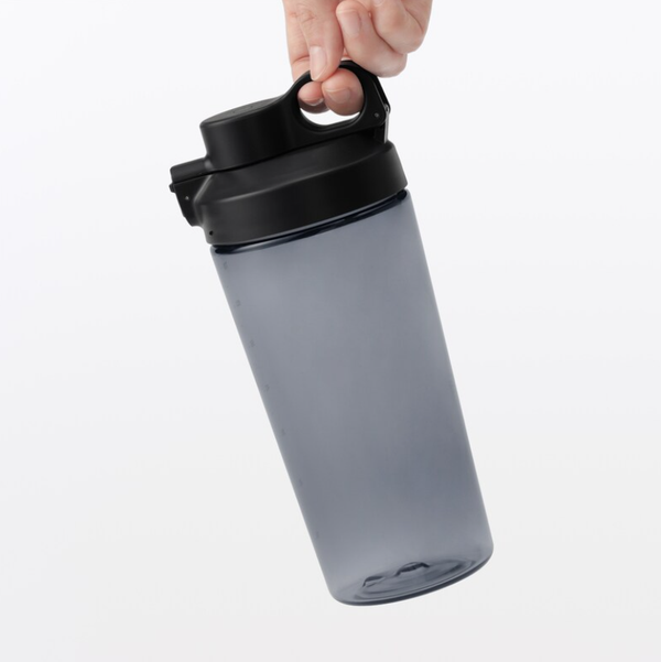 MUJI Wide Mouth Easy-Clean One-Touch Water Bottle with Measurement Scale 700ml