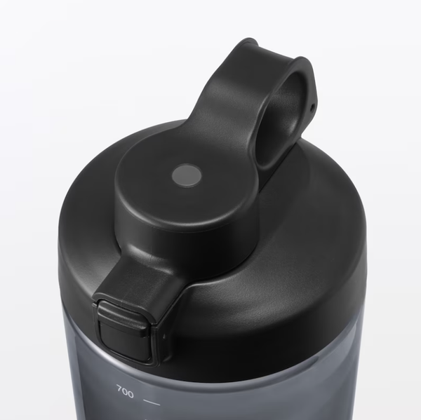 MUJI Wide Mouth Easy-Clean One-Touch Water Bottle with Measurement Scale 700ml