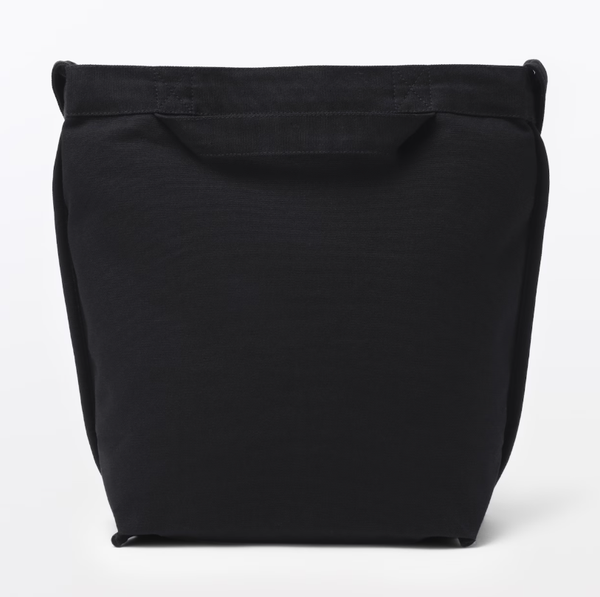 MUJI Organic Cotton Canvas Shoulder Tote Bag