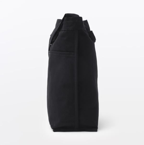 MUJI Organic Cotton Canvas Shoulder Tote Bag