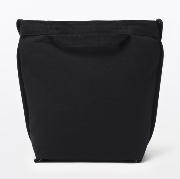 MUJI Organic Cotton Canvas Shoulder Tote Bag