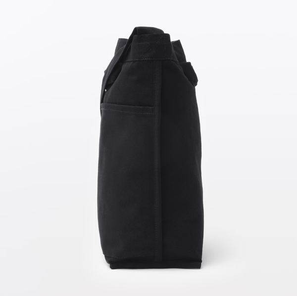 MUJI Organic Cotton Canvas Shoulder Tote Bag
