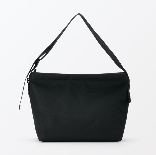 MUJI Recycled Polyester Wide Strap Shoulder Bag