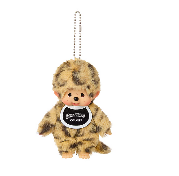 Monchhichi COLORS Leopard Print Keychain Plush Charm