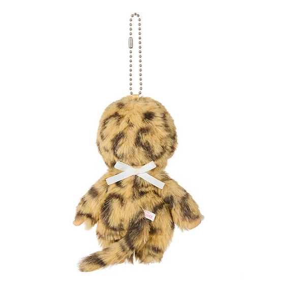 Monchhichi COLORS Leopard Print Keychain Plush Charm