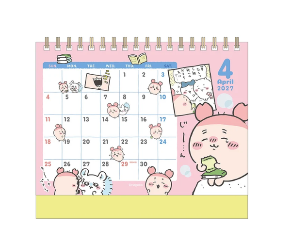 Chiikawa 2027 Desk Calendar with Mini Stickers