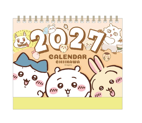 Chiikawa 2027 Desk Calendar with Mini Stickers
