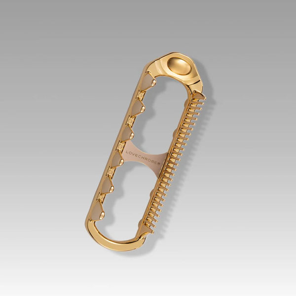 LOVECHROME K24GP Copaddle Gold Multifunctional Hair Comb