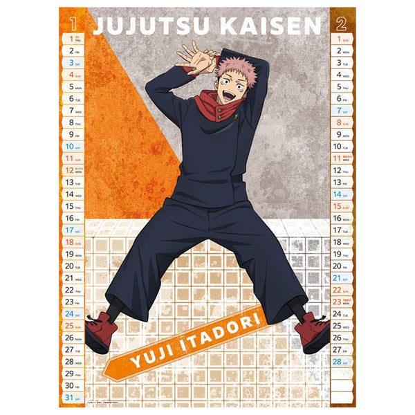 Jujutsu Kaisen CL-019 2026 Wall Calendar B3 Shibuya Incident Illustration
