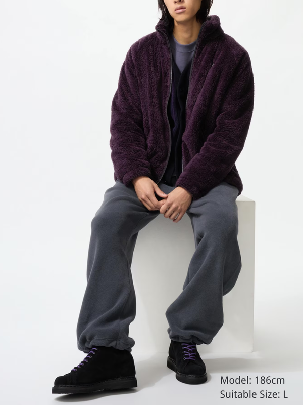 UNIQLO and NEEDLES Fleece Wide-Leg Pants (Long Length)