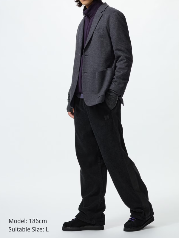 UNIQLO and NEEDLES Fleece Wide-Leg Pants (Long Length)