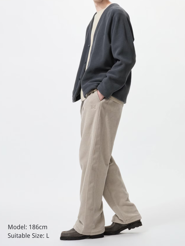 UNIQLO and NEEDLES Fleece Wide-Leg Pants (Long Length)