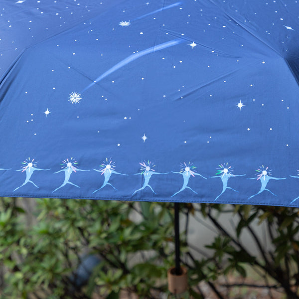 Howl's Moving Castle All-Weather Folding Umbrella – Star Children  V-8118