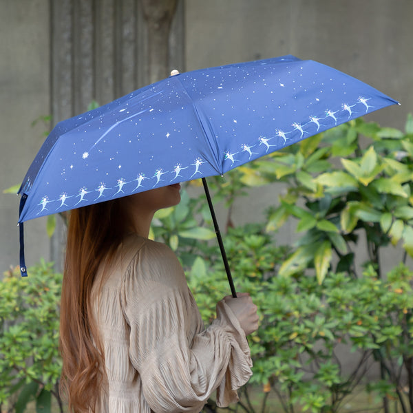 Howl's Moving Castle All-Weather Folding Umbrella – Star Children  V-8118