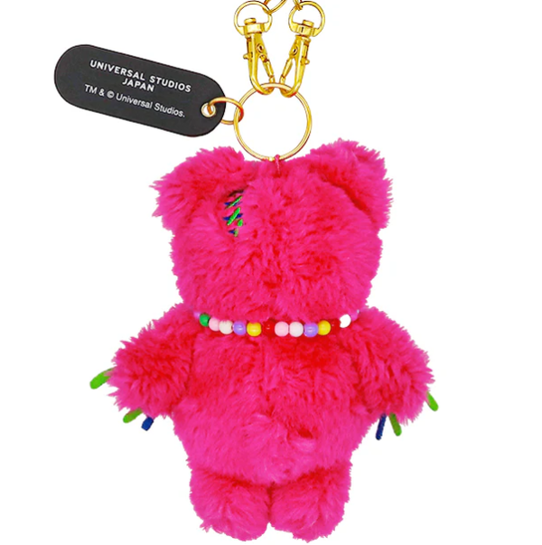 USJ Hamikuma Pink Mascot Keychain with Strap