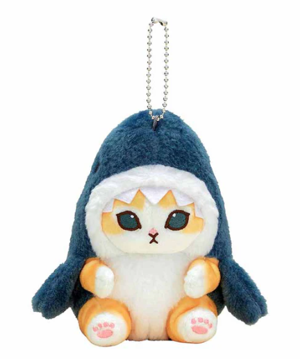 mofusand Plump Shark Meow Mascot Keychain