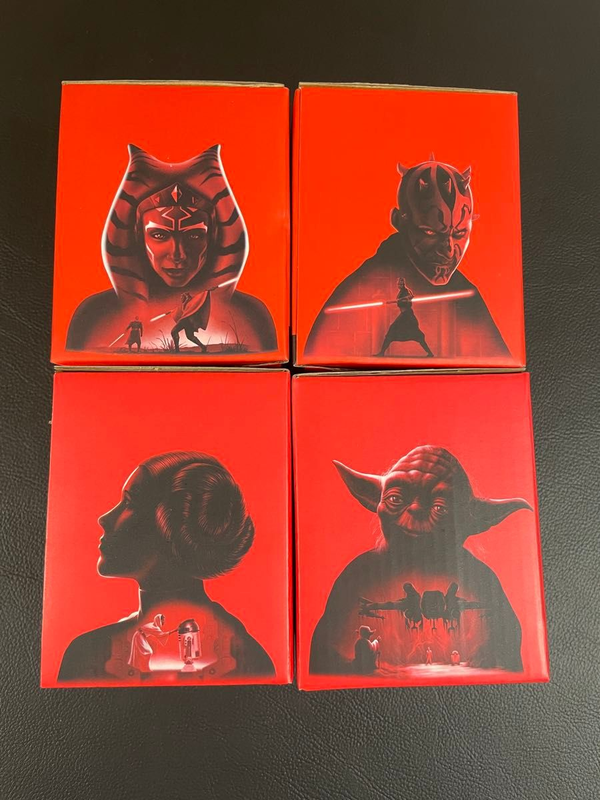 Coca Cola x Star Wars Original Tumbler Cup Set of 4 Japan Limited Edition