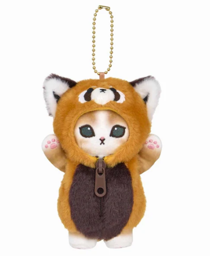 mofusand Red Panda Meow Mascot Keychain