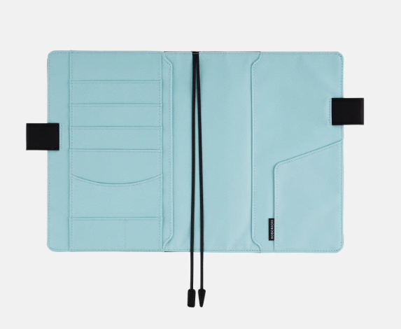 Hobonichi Techo 2026 Colors Planner Cover – Black × Clear Blue