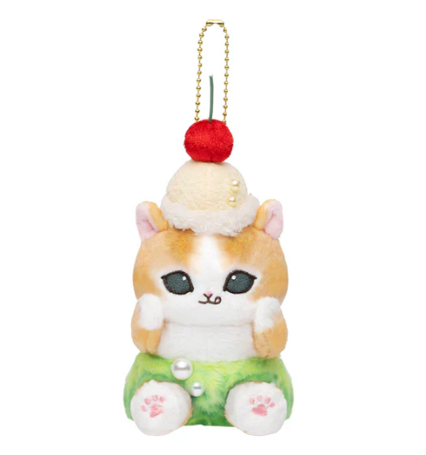 mofusand – Diner Cream Soda Meow Mascot Keychain