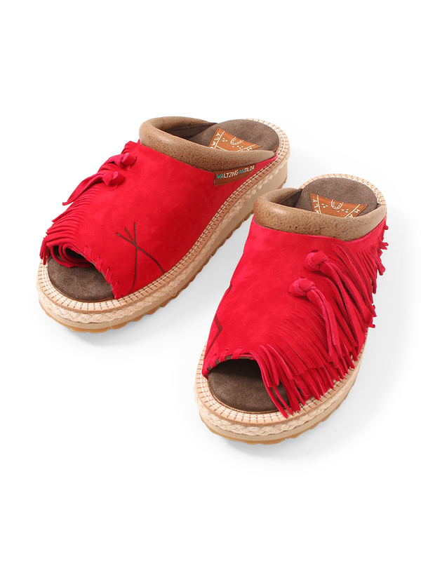 Kapital Deerskin Pueblo Rain Clog Sandals shoes