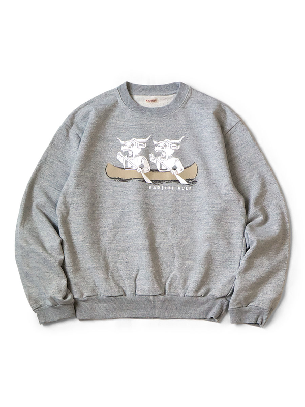 Kapital fleece crew sweatshirt (`L`LONGHORNpt)