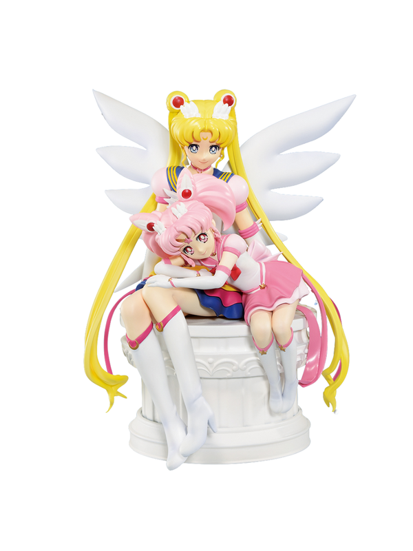 Ichiban Kuji Prize A Eternal Sailor Moon & Chibi Moon Figure Set