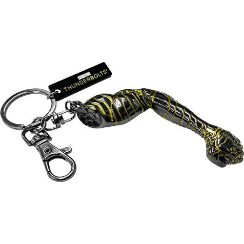 Thunderbolts Bucky Arm Keychain Winter Soldier Metal Keyring Thunderbolts Bucky Arm Keychain Winter Soldier Metal Keyring