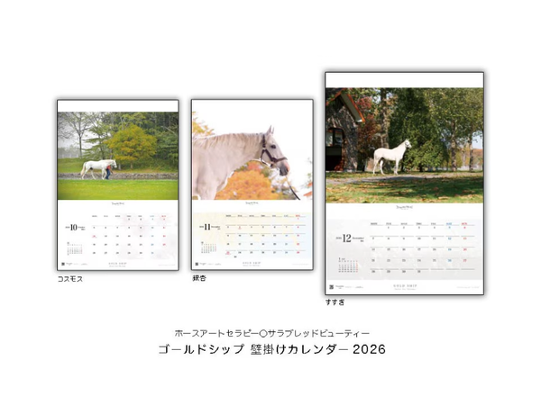 Gold Ship 2026 Wall Calendar A2