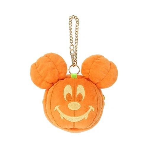 Disney Tokyo Resort 2025 Mickey Mouse Pumpkin Halloween Pouch