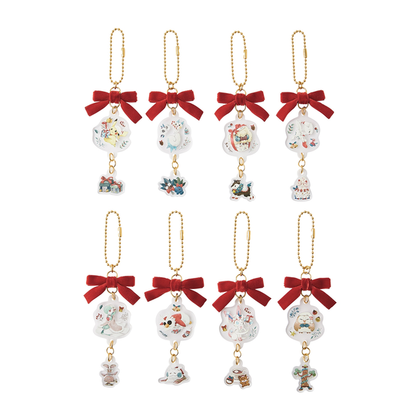 Pokemon Holiday Blessings Ornament Charm Collection